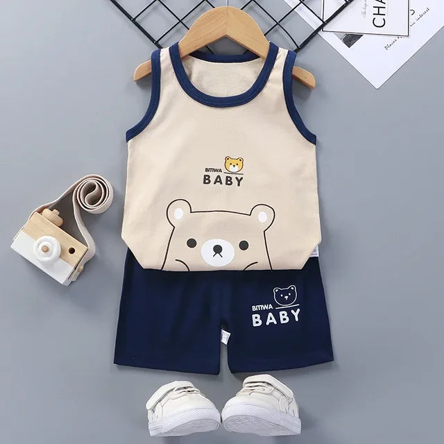 Children's Summer Clothing Sets.