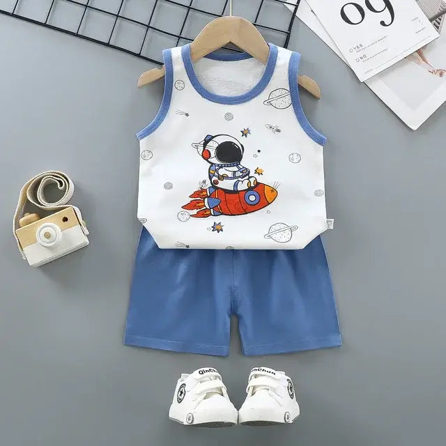Children's Summer Clothing Sets.
