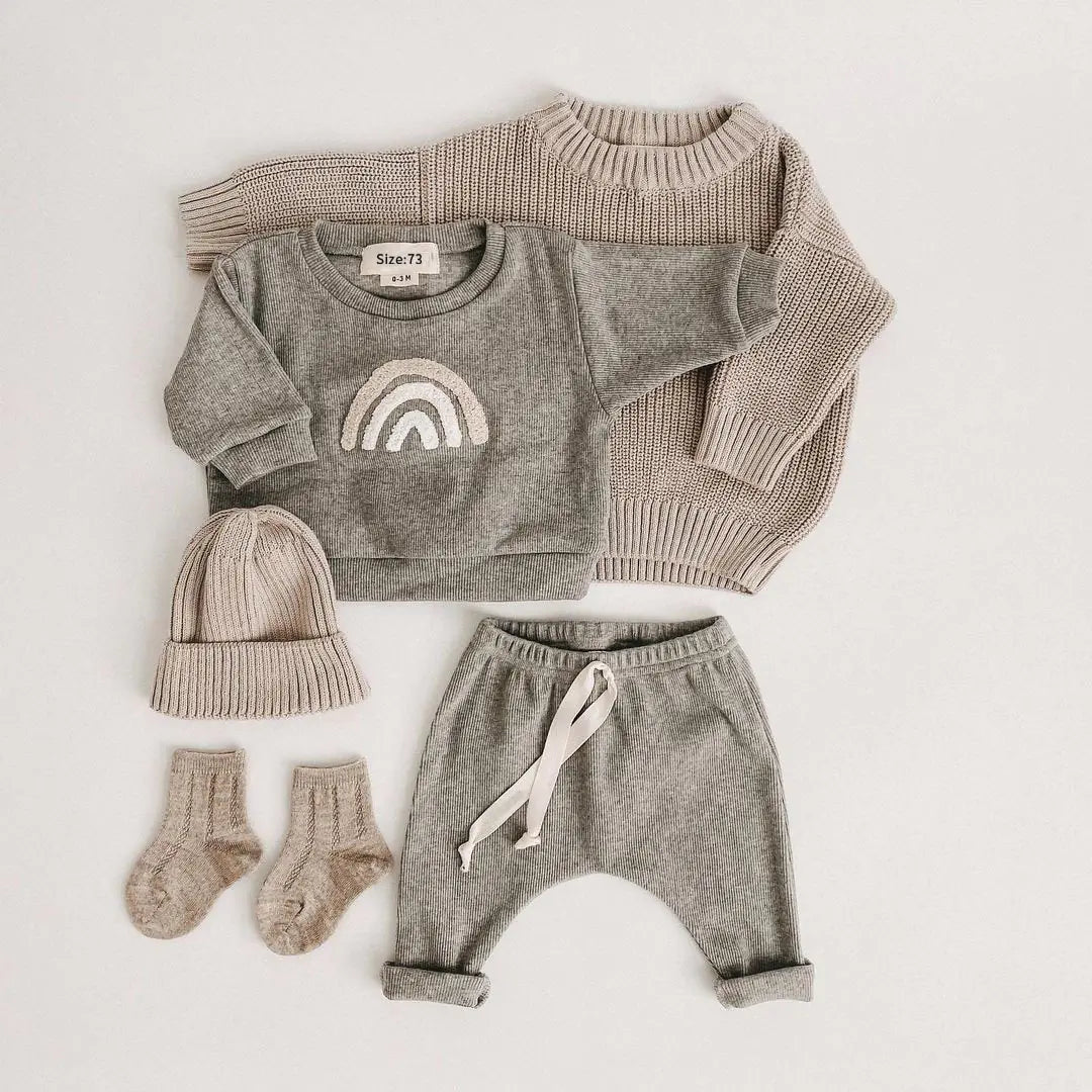 Spring Autumn Baby Clothes Set.