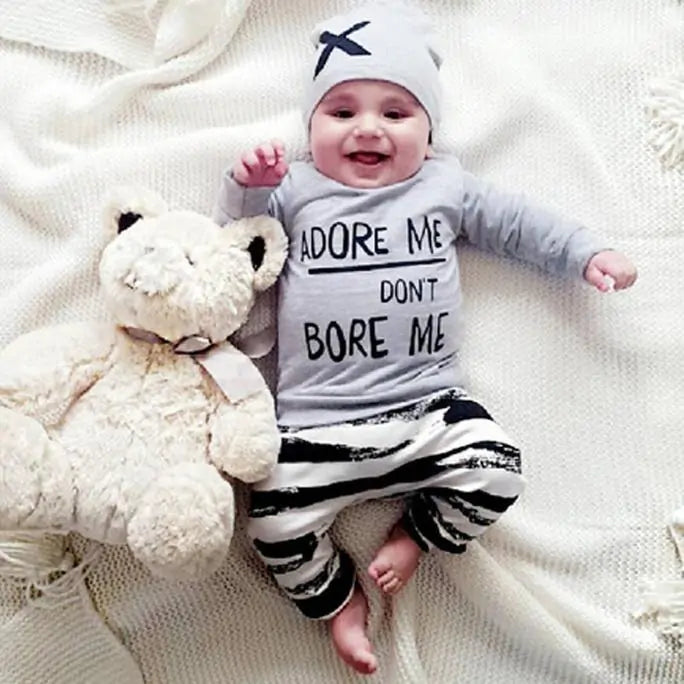 Sunny Baby Spring Autumn Toddler Boys Clothing Set.