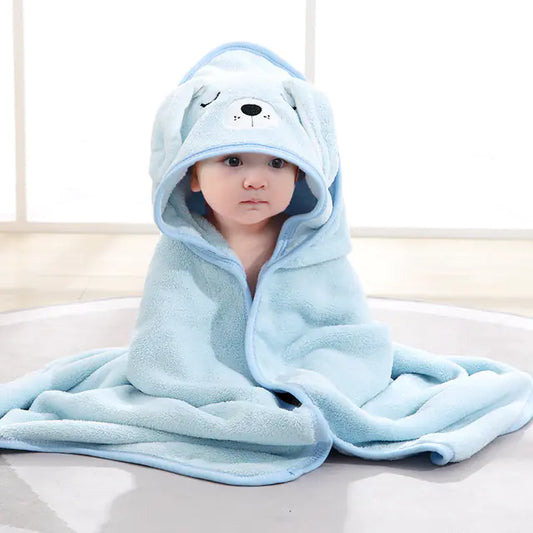 Soft Coral Fleece Newborn Wrap Blanket for Infants.