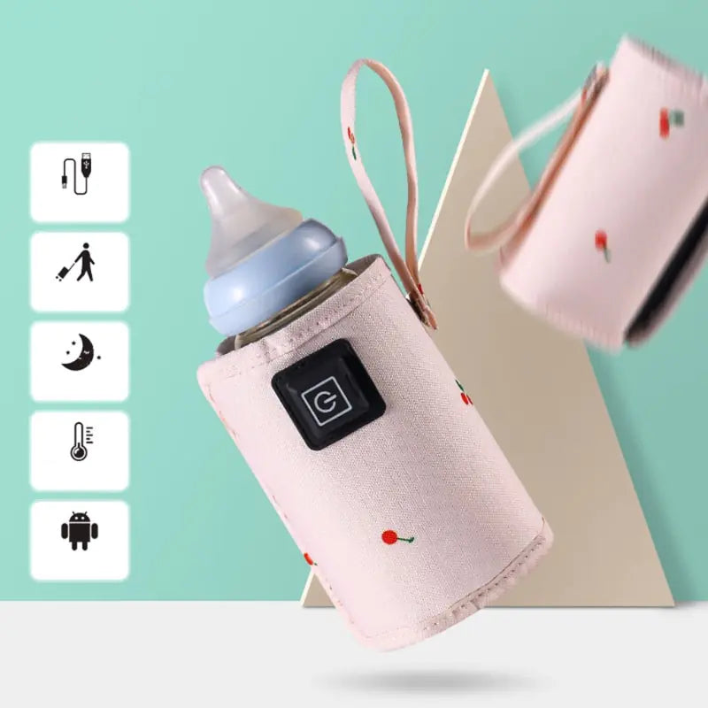 Portable USB Baby Bottle Warmer Bag.