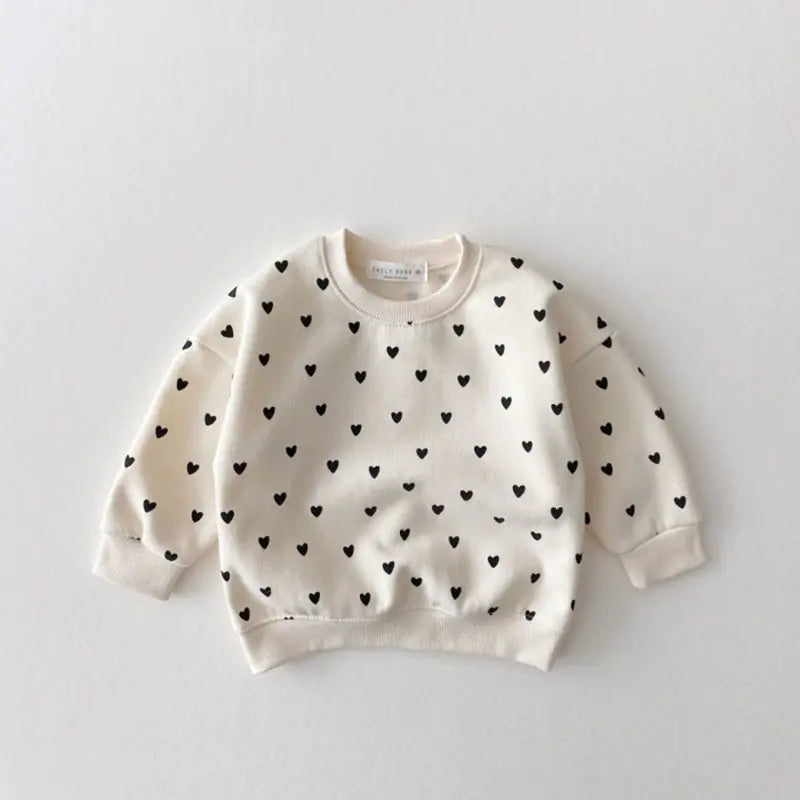 Full Heart Baby Clothing Set.
