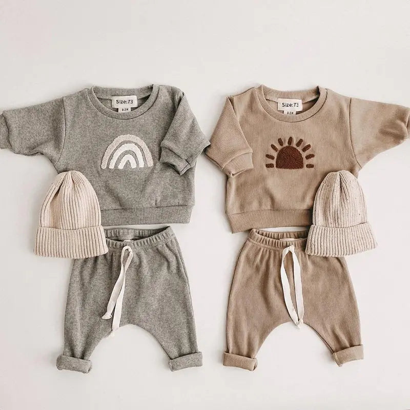 Spring Autumn Baby Clothes Set.