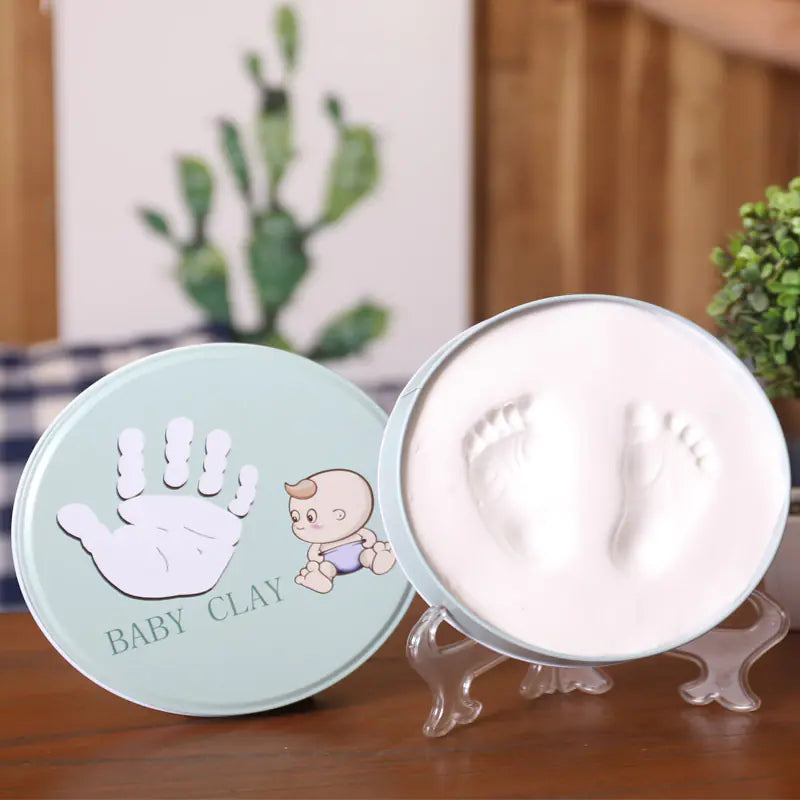 Newborn Baby Handprint and Footprint Clay Frame.