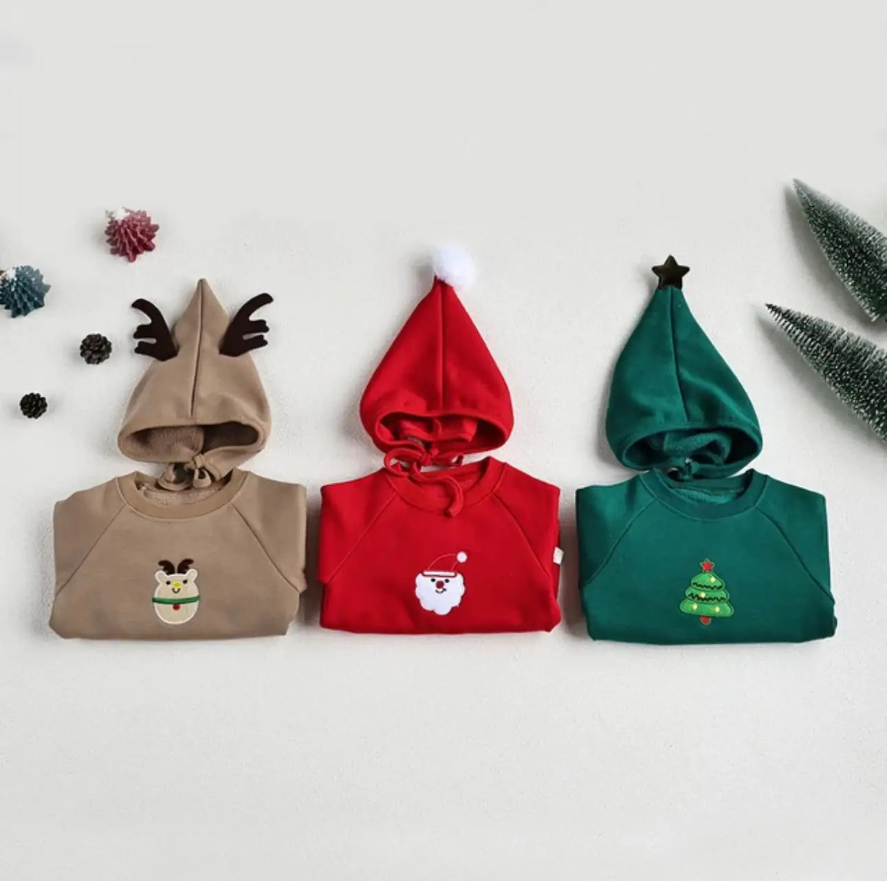 One Piece Embroidery Santa Clause Baby Clothing.